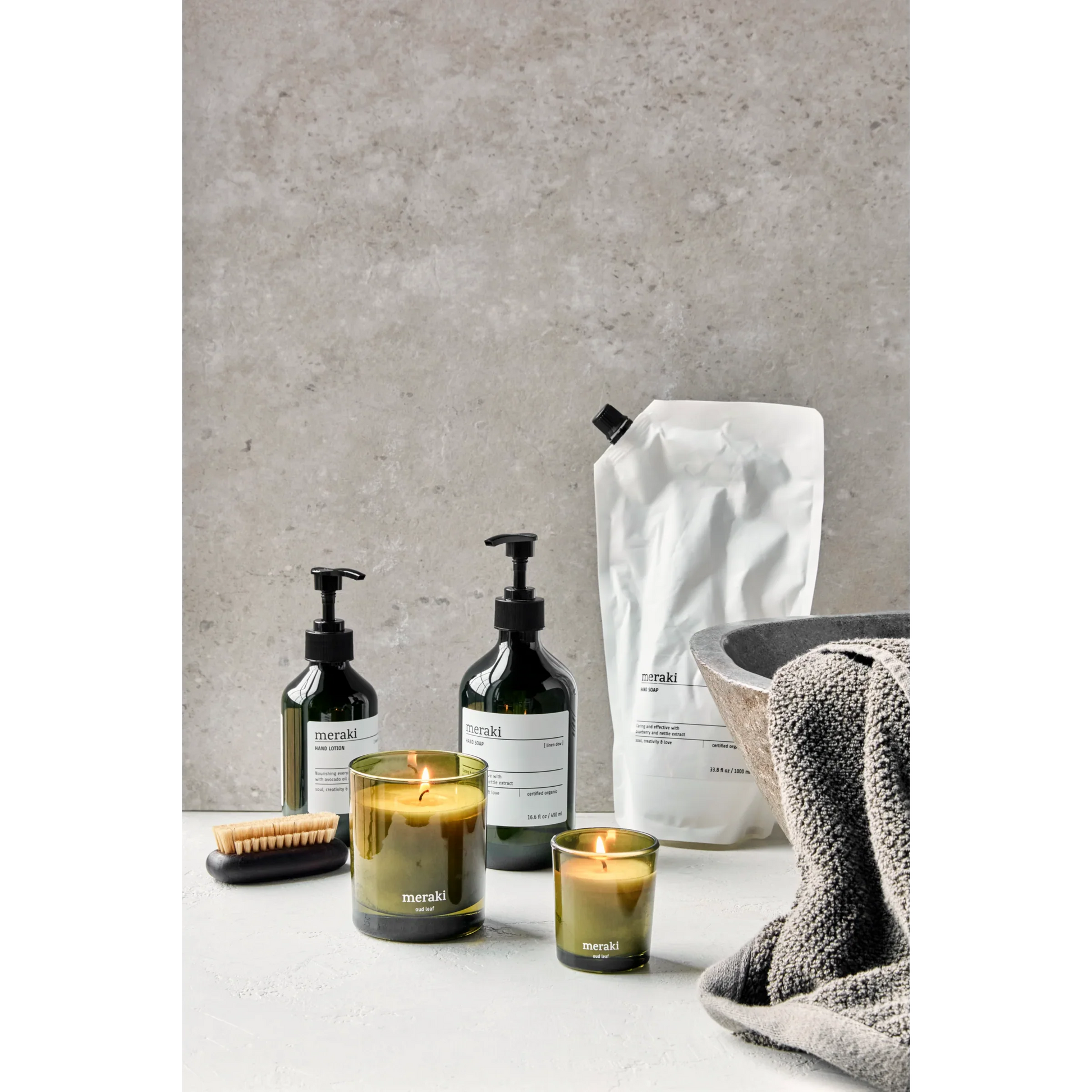 Meraki linen dew handzeep