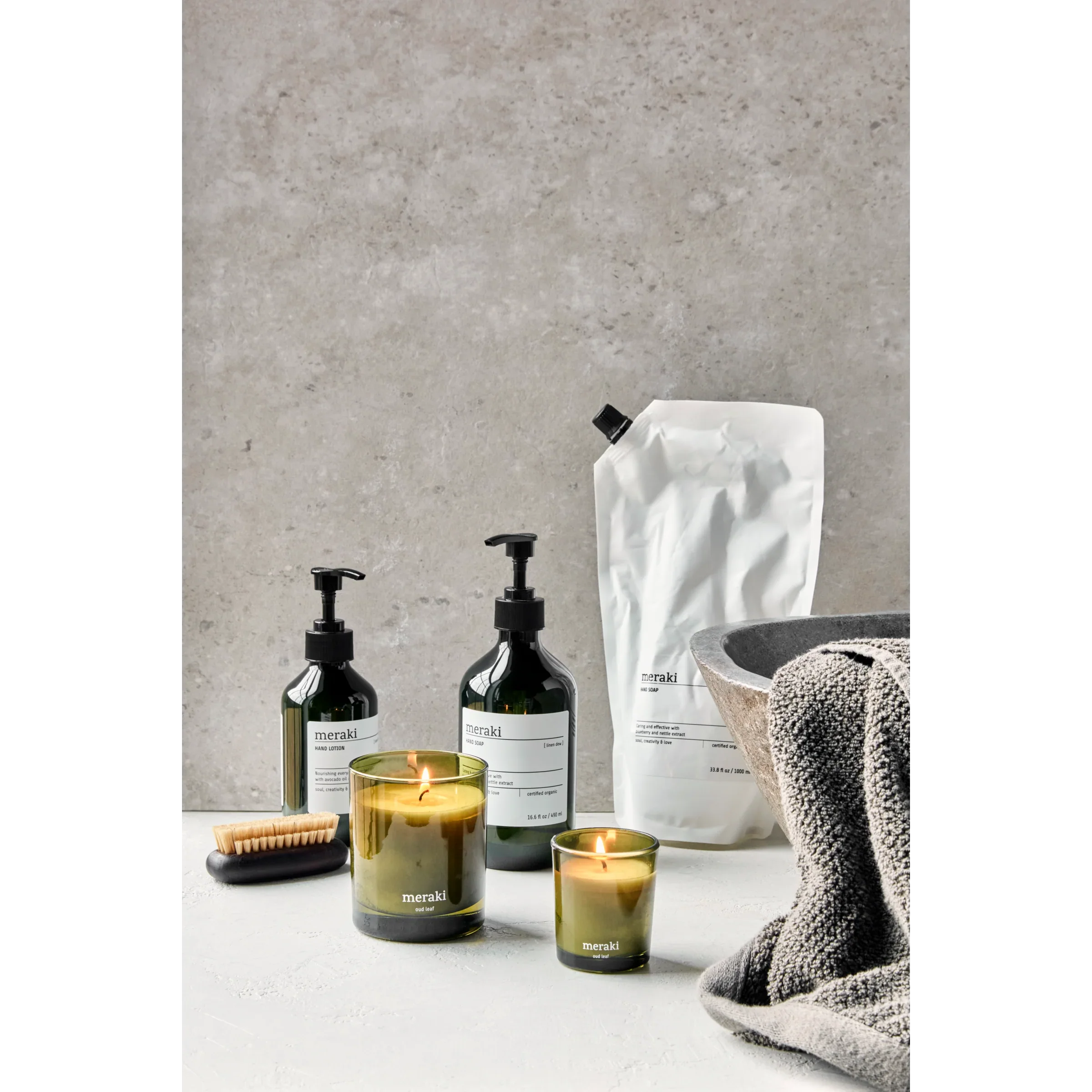 Meraki linen dew handzeep
